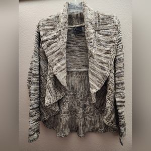 New Directions Cardigan Women's XL  Brown Tan Cream Marled